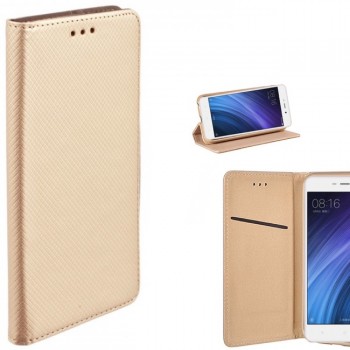 Auksinis atverciamas idėklas Redmi 4a telefonams Auksinis atverciamas idėklas Redmi 4a telefonams